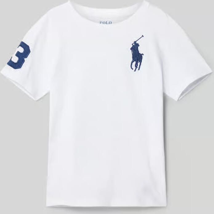 Polo Ralph Lauren Teens T-shirt met logo- en motiefstitching