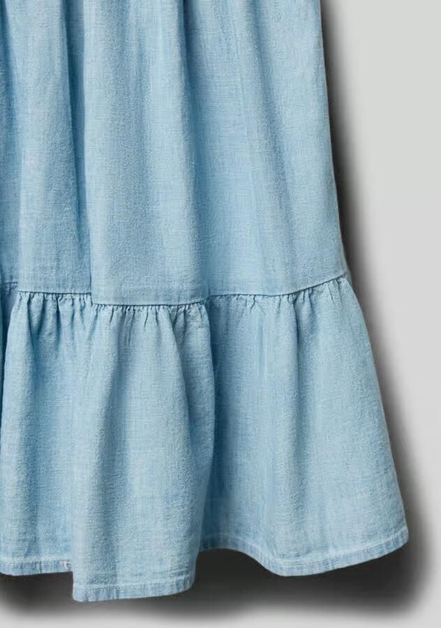 Polo Ralph Lauren Teens Uitlopende jeansjurk van puur katoen