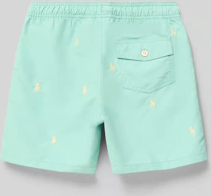 Polo Ralph Lauren Teens Zwembroek met all-over borduursel model 'TRAVELLER' - Foto 3