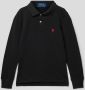 Polo Ralph Lauren longsleeve zwart Jongens Katoen Polokraag 164 176 - Thumbnail 1