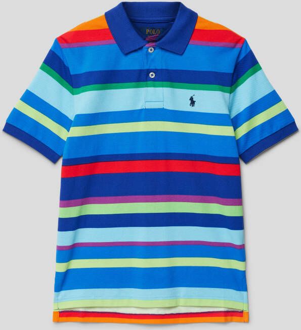 Polo Ralph Lauren Teens Poloshirt van katoen met streepmotief