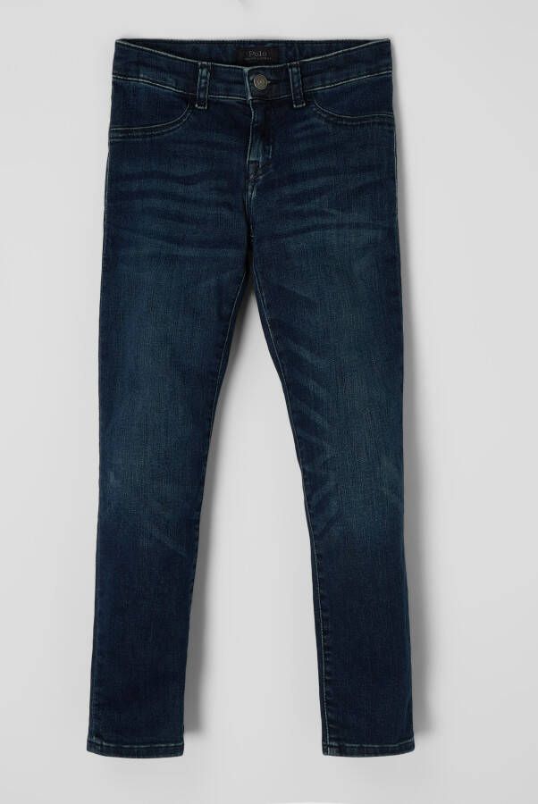 Polo Ralph Lauren Teens Skinny fit jeans van katoenmix model 'The Aubrie'