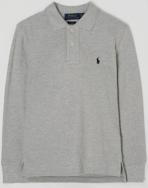 Polo Ralph Lauren Kids Shirt met lange mouwen polokraag en logostitching