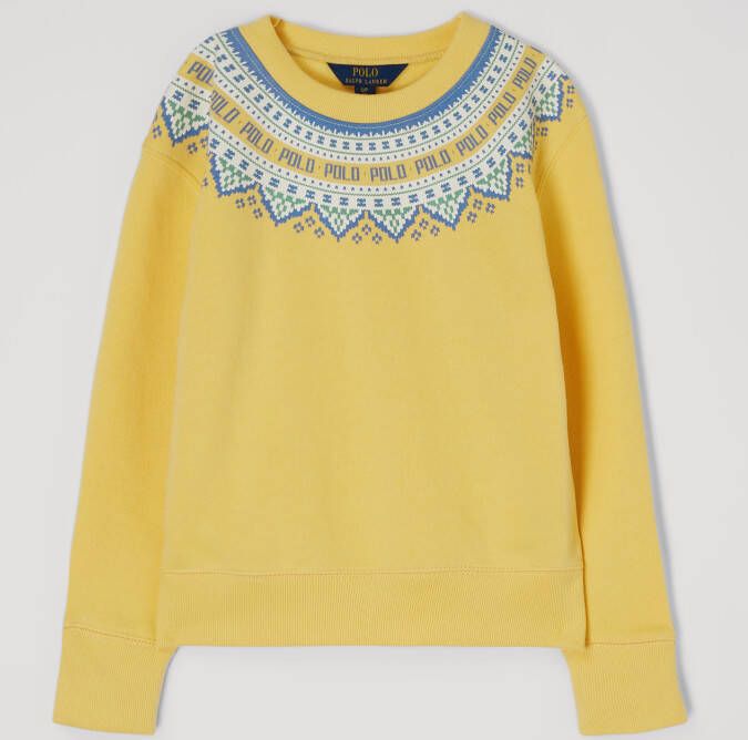 Polo Ralph Lauren Teens Sweatshirt met Noors dessin