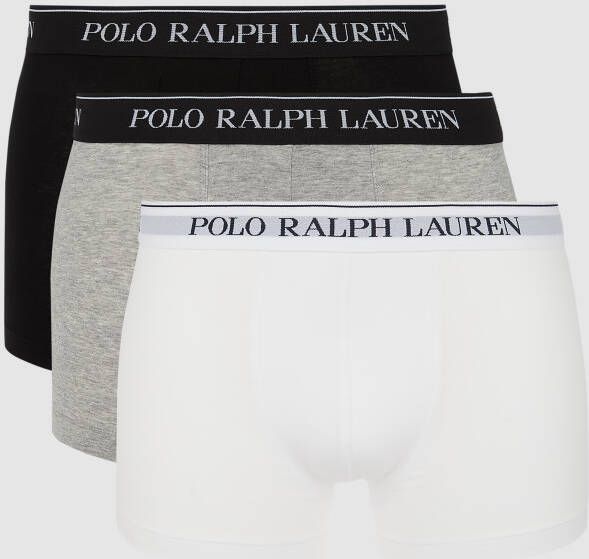 Polo Ralph Lauren Classic Trunk (3 Pack) Boxershorts Heren WHITE POLO BLK ANDOVER HTR maat: XXL beschikbare maaten:S M L XL XXL