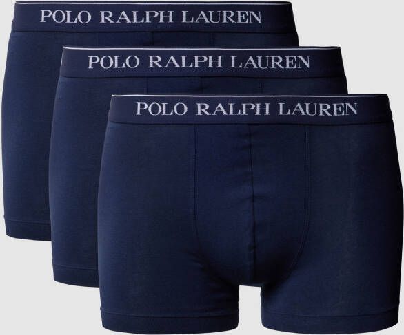Ralph Lauren Upgrade je collectie met Boxer Brief 3-Pack Blue Heren