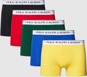 Polo Ralph Lauren Underwear Boxershort met deelnaden in een set van 5 stuks