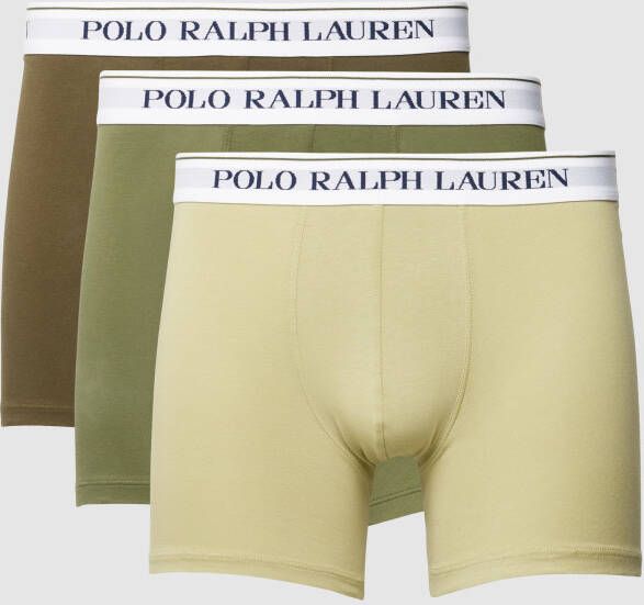 Polo Ralph Lauren Underwear Boxershort met elastische band met logo model 'BOXER BRIEF-3 PACK'