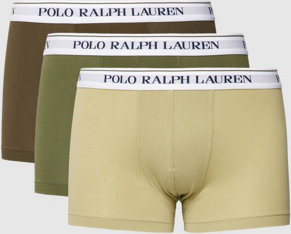 Polo Ralph Lauren Underwear Boxershort met elastische band met logo in een set van 3 stuks