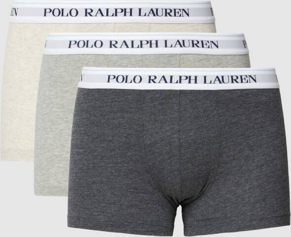 Polo Ralph Lauren Underwear Boxershort met labeldetails in een set van 3 stuks