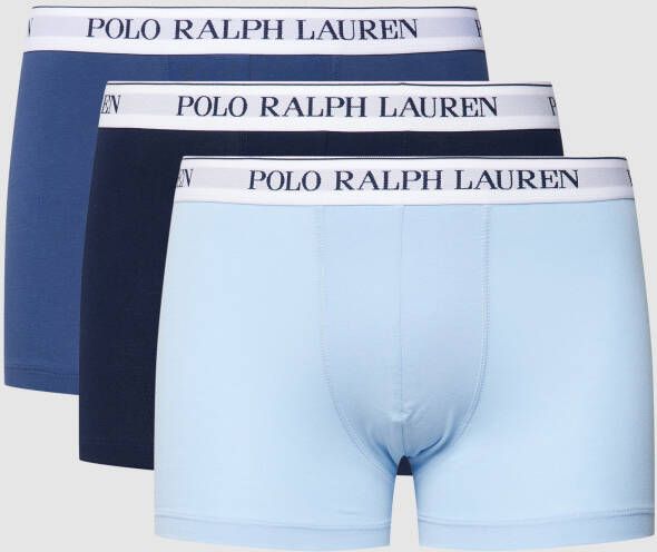 Polo Ralph Lauren Underwear Boxershort met elastische band met logo in een set van 3 stuks