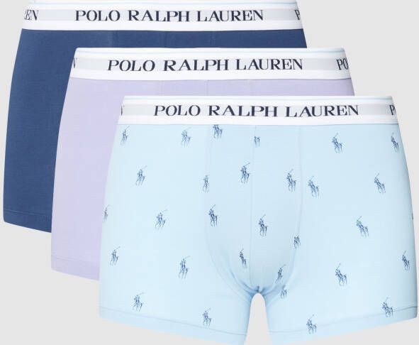Polo Ralph Lauren Underwear Boxershort met logo in band in een set van 3 stuks