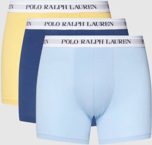 Polo Ralph Lauren Underwear Boxershort met logo in band in een set van 3 stuks model 'BOXER BRIEF-3 PACK'