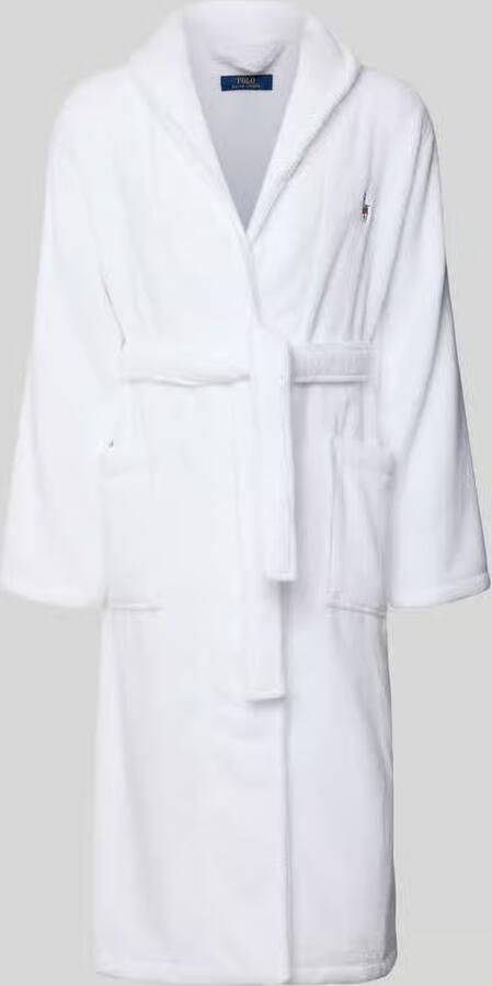 Polo Ralph Lauren Luxe witte katoenen logo-geborduurde badjas White Heren - Foto 2