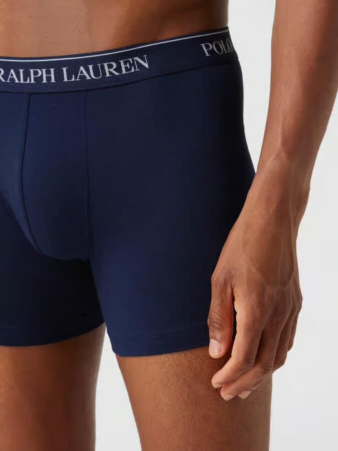 Ralph Lauren Upgrade je collectie met Boxer Brief 3-Pack Blue Heren - Foto 2
