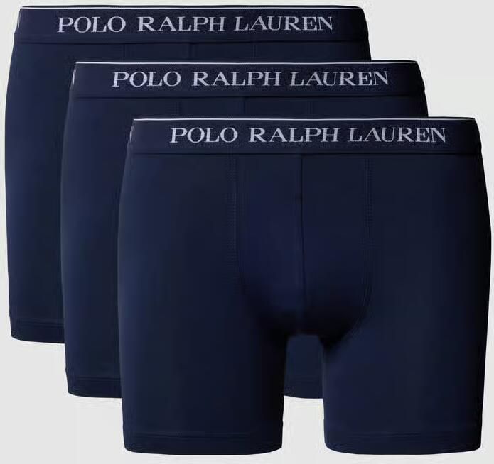 Ralph Lauren Upgrade je collectie met Boxer Brief 3-Pack Blue Heren