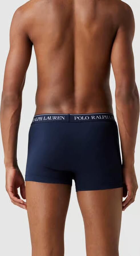 Ralph Lauren Blauwe Katoenen Boxershorts 3-Pack Blue Heren - Foto 2
