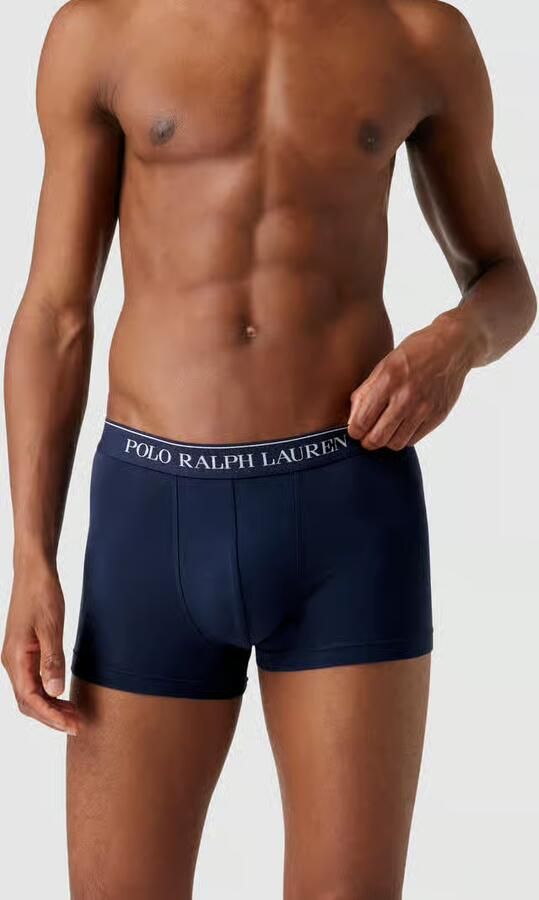 Ralph Lauren Blauwe Katoenen Boxershorts 3-Pack Blue Heren - Foto 3