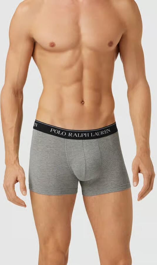 Polo Ralph Lauren Classic Trunk (3 Pack) Boxershorts Heren WHITE POLO BLK ANDOVER HTR maat: XXL beschikbare maaten:S M L XL XXL - Foto 2