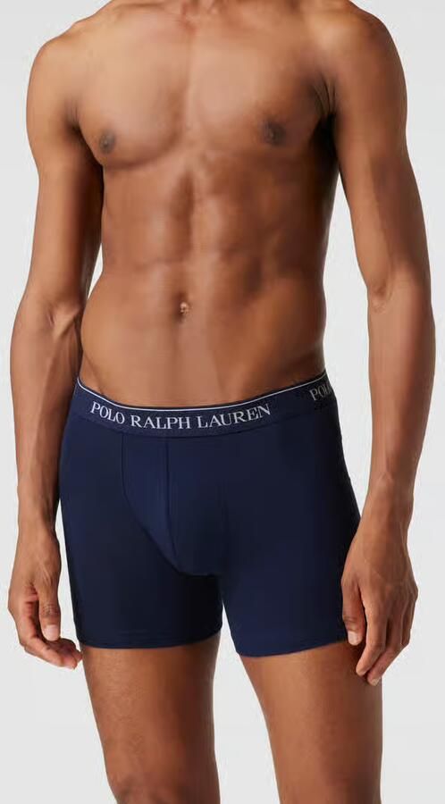 Ralph Lauren Upgrade je collectie met Boxer Brief 3-Pack Blue Heren - Foto 4