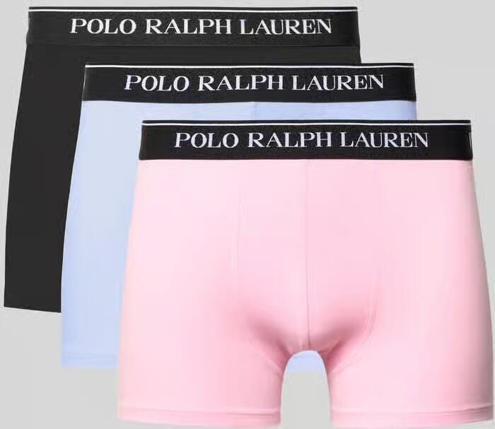 Polo Ralph Lauren Underwear Boxershort met elastische band met logo in een set van 3 stuks - Foto 2