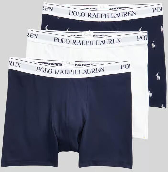 Polo Ralph Lauren Underwear Boxershort met logo in band in een set van 3 stuks model 'BRIEF'