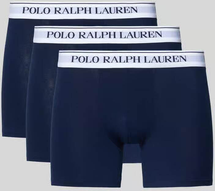 Polo Ralph Lauren Underwear Boxershort met band met label in een set van 3 stuks