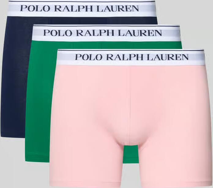 Polo Ralph Lauren Underwear Trunks van katoenmix in 3-pack - Foto 2