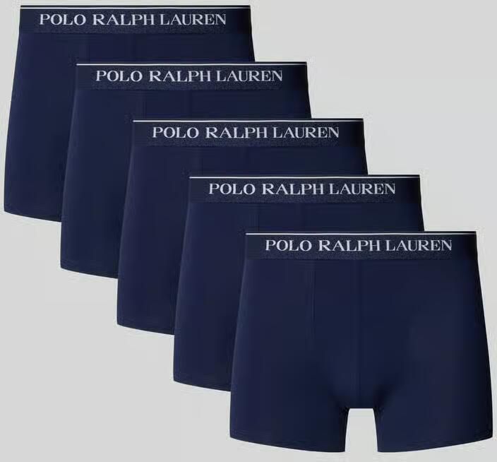 Polo Ralph Lauren Underwear Boxershort met elastische band met label in een set van 5 stuks