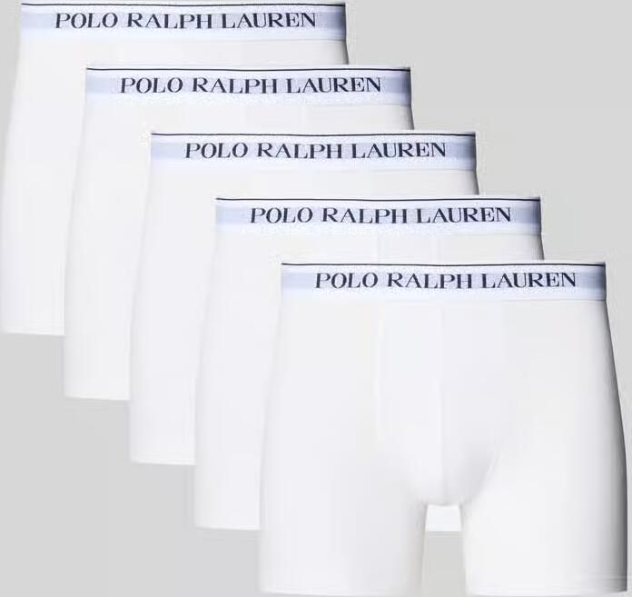 Polo Ralph Lauren Underwear Boxershort met elastische band met label in een set van 5 stuks