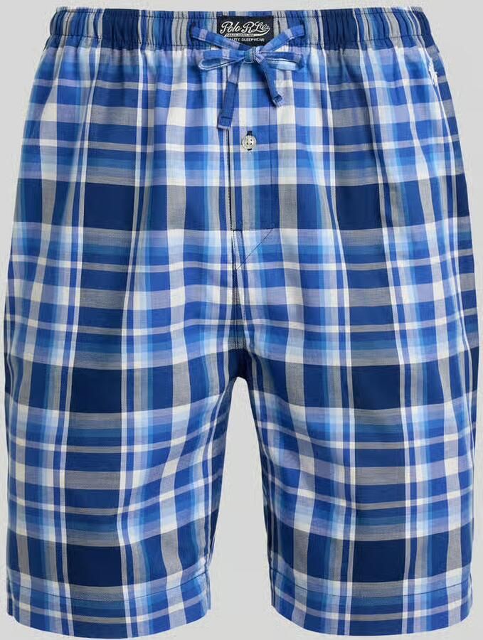 Polo Ralph Lauren Underwear Korte pyjamabroek met tunnelkoord van puur katoen