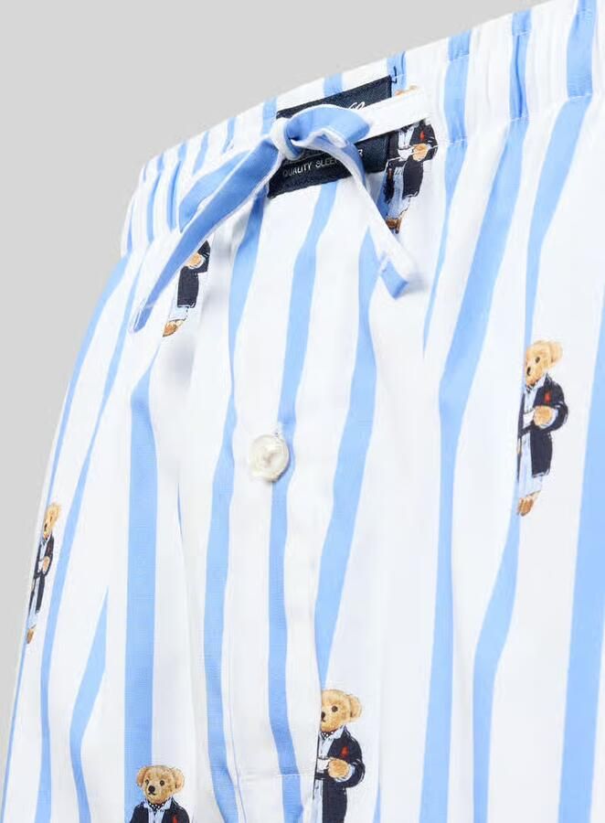 Polo Ralph Lauren Underwear Korte pyjamabroek met tunnelkoord van puur katoen
