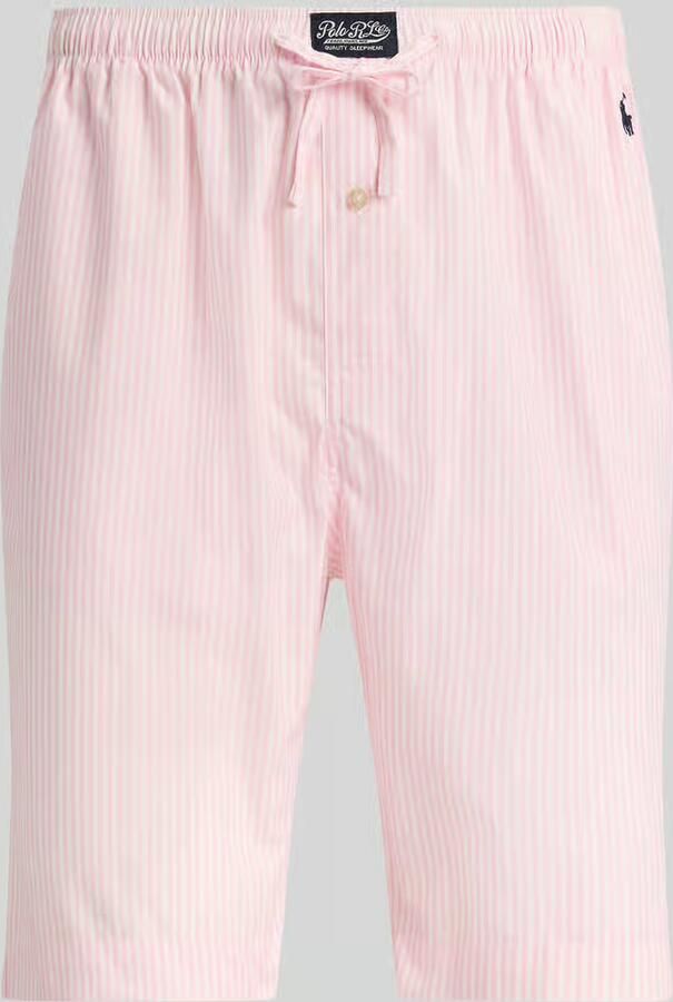 Polo Ralph Lauren Underwear Korte pyjamabroek met tunnelkoord van puur katoen