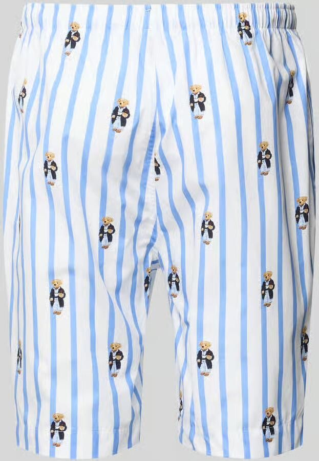 Polo Ralph Lauren Underwear Korte pyjamabroek met tunnelkoord van puur katoen