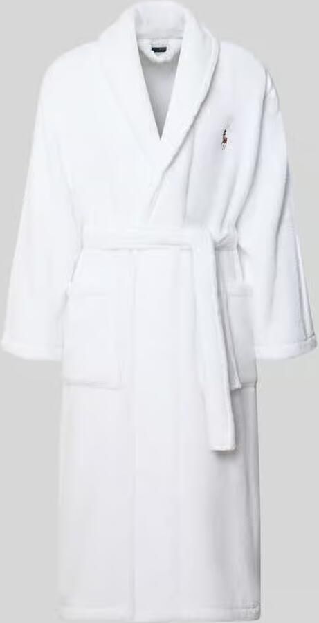 Polo Ralph Lauren Luxe witte katoenen logo-geborduurde badjas White Heren - Foto 5