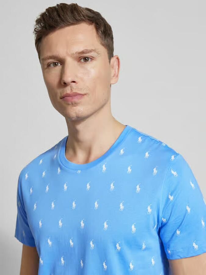 Polo Ralph Lauren Underwear Regular Fit pyjamabovenstuk van 100% katoen model 'CREW-SLEEP-TOP'