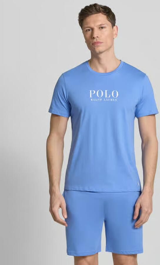Polo Ralph Lauren Underwear Regular Fit pyjamabovenstuk van 100% katoen model 'CREW-SLEEP-TOP' - Foto 2