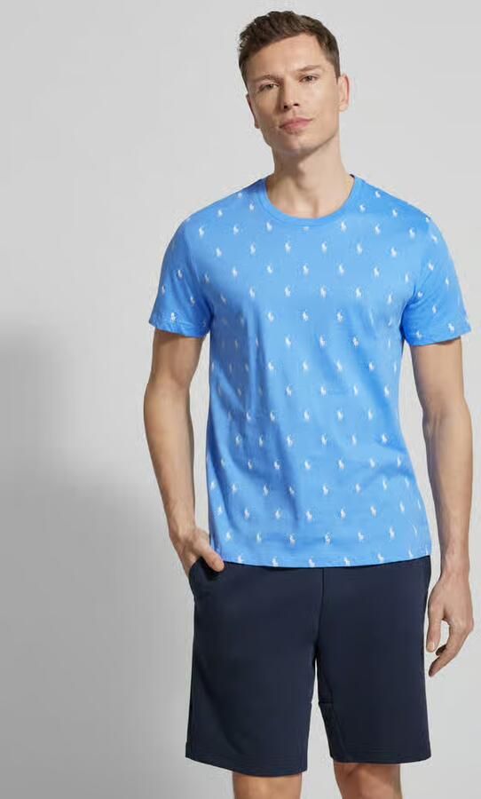 Polo Ralph Lauren Underwear Regular Fit pyjamabovenstuk van 100% katoen model 'CREW-SLEEP-TOP' - Foto 4