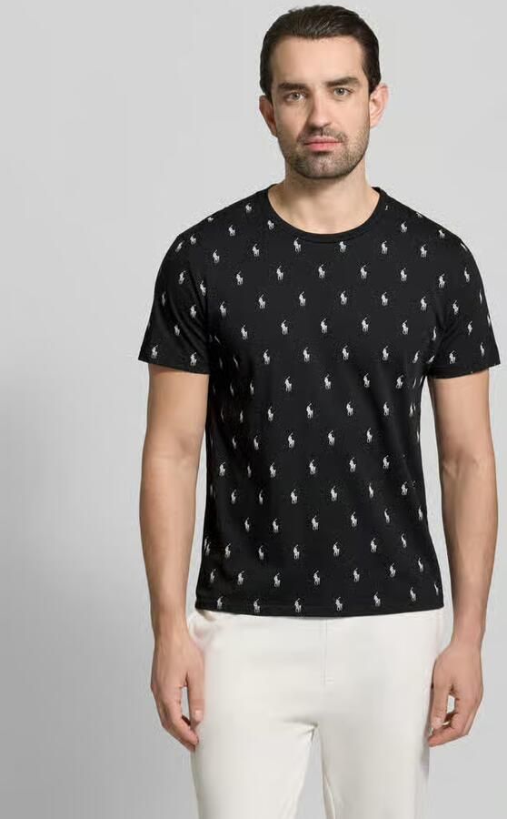 Polo Ralph Lauren Underwear Regular Fit pyjamabovenstuk van 100% katoen model 'CREW-SLEEP-TOP' - Foto 4