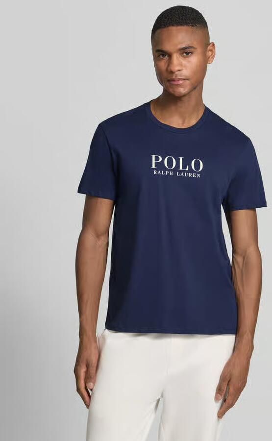 Polo Ralph Lauren Underwear Regular Fit pyjamabovenstuk van 100% katoen model 'CREW-SLEEP-TOP' - Foto 6