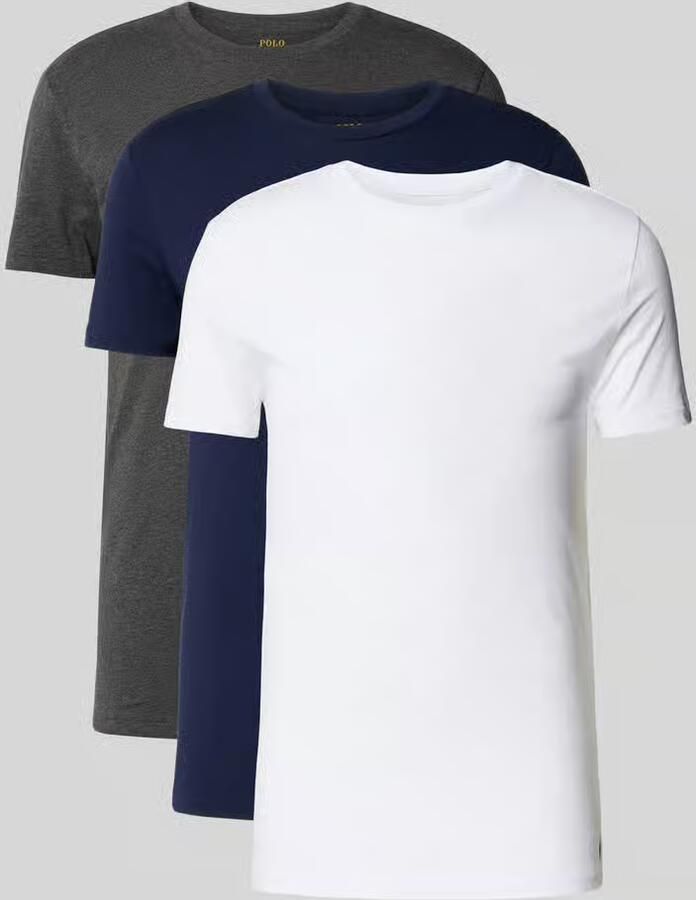 Polo Ralph Lauren Underwear Slim fit T-shirt van puur katoen in een set van 3 stuks