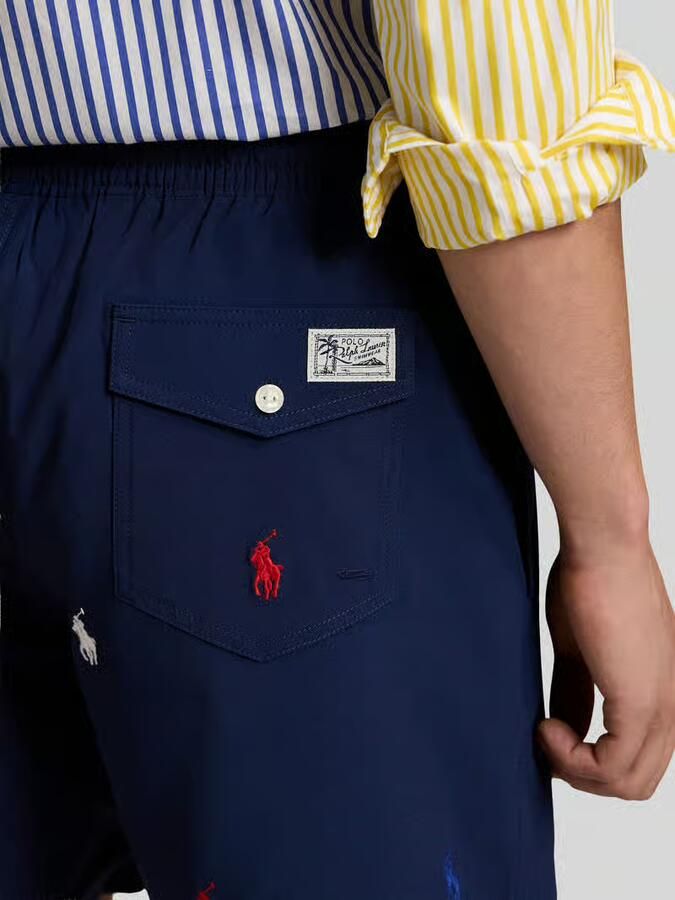 Polo Ralph Lauren Zwembroek MAILLOT DE BAIN UNI EN POLYESTER RECYCLE