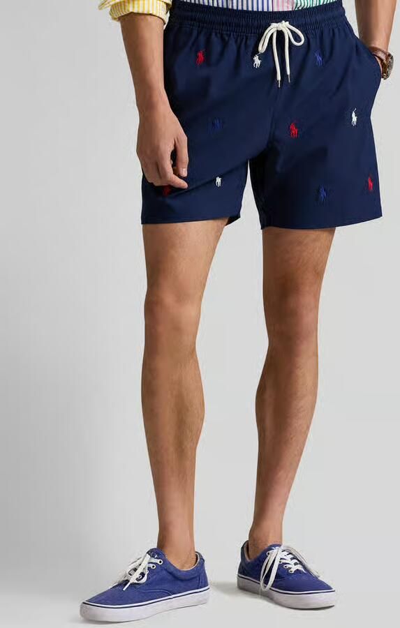 Polo Ralph Lauren Zwembroek MAILLOT DE BAIN UNI EN POLYESTER RECYCLE - Foto 4