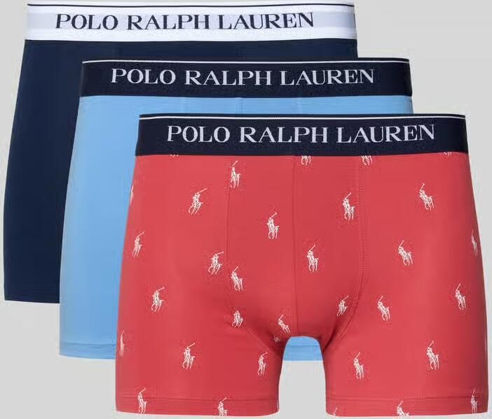Polo Ralph Lauren Underwear Skinny fit boxershort van katoenmix in een set van 3 stuks - Foto 2
