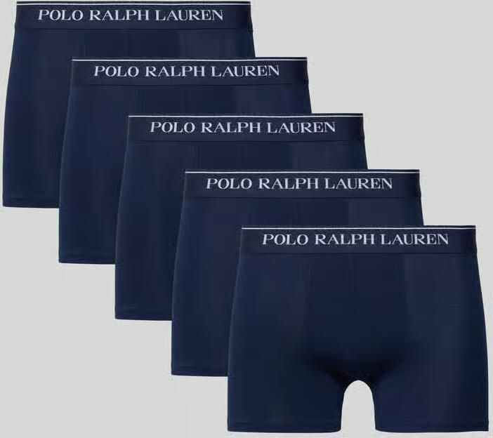Polo Ralph Lauren Underwear Boxershort met elastische band met label in een set van 5 stuks