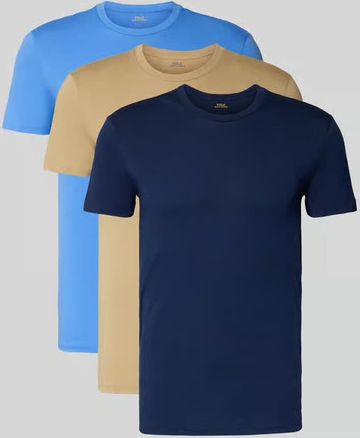 Polo Ralph Lauren Underwear Slim fit T-shirt van puur katoen in een set van 3 stuks - Foto 2