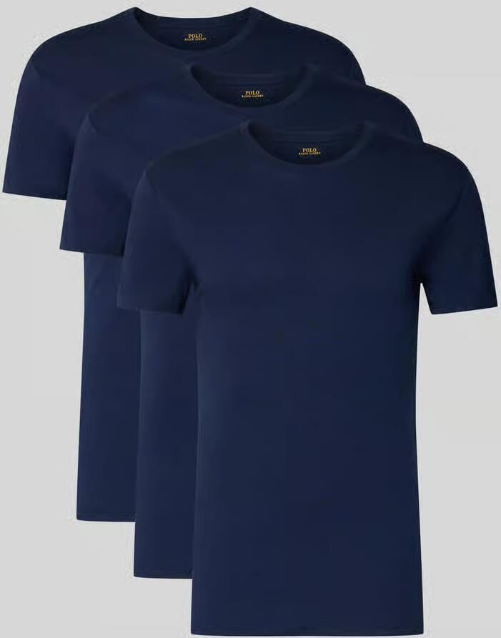 Polo Ralph Lauren Underwear Slim fit T-shirt van puur katoen in een set van 3 stuks