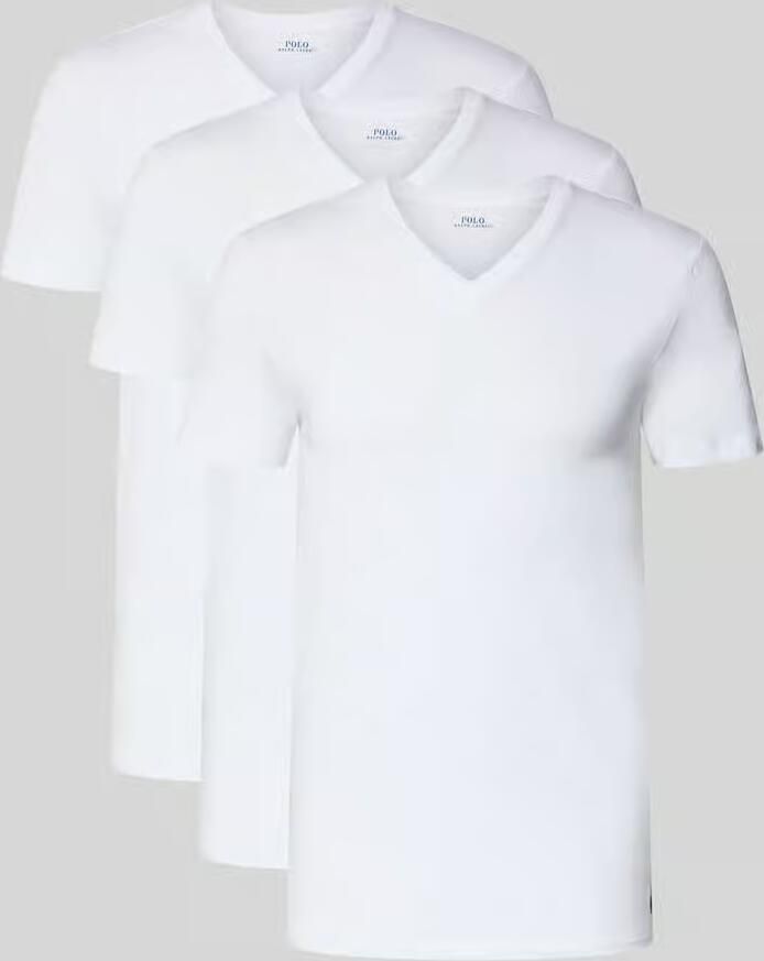 Polo Ralph Lauren Underwear Slim fit T-shirt van puur katoen in een set van 3 stuks - Foto 2