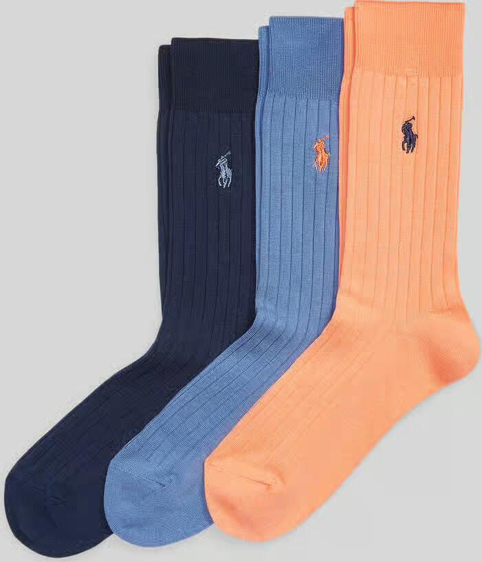 Polo Ralph Lauren Underwear Sokken van katoenmix in een set van 3 paar