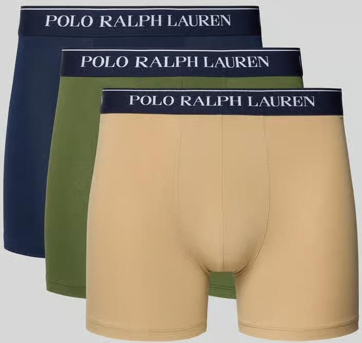 Polo Ralph Lauren Underwear Trunks van katoenmix in 3-pack - Foto 2